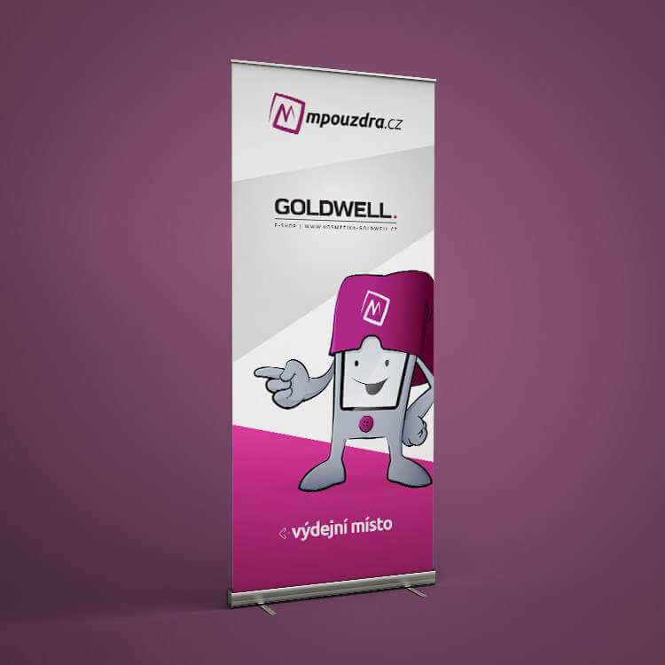 Roll-up pro e-shop mpouzdra.cz a kosmetika-goldwell.cz