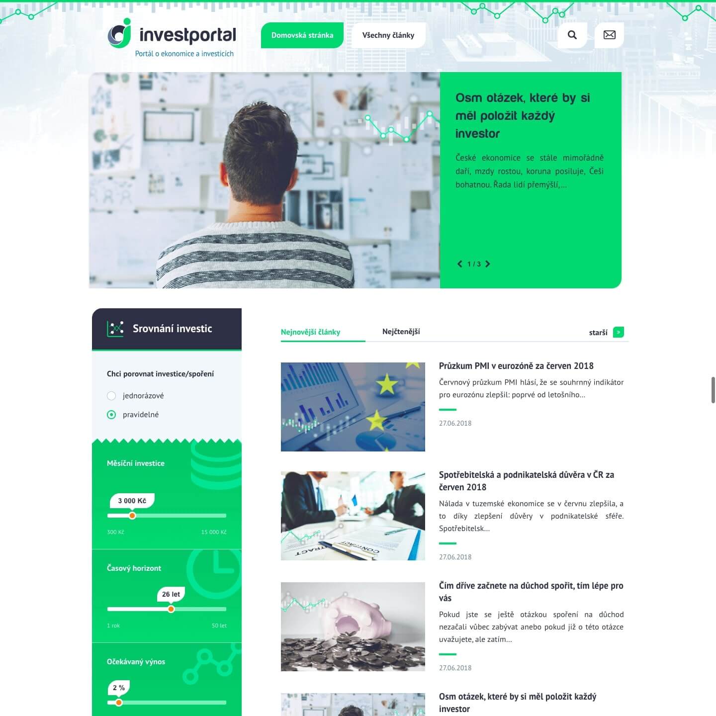 Portál o ekonomice a investicích Invest-Portal.cz